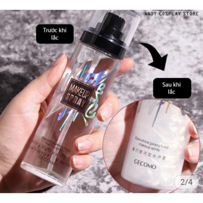 Xịt nhũ khoá trang điểm HEYXI Dưỡng ẩm cố định lớp makeup 100ML HXTD | BigBuy360 - bigbuy360.vn