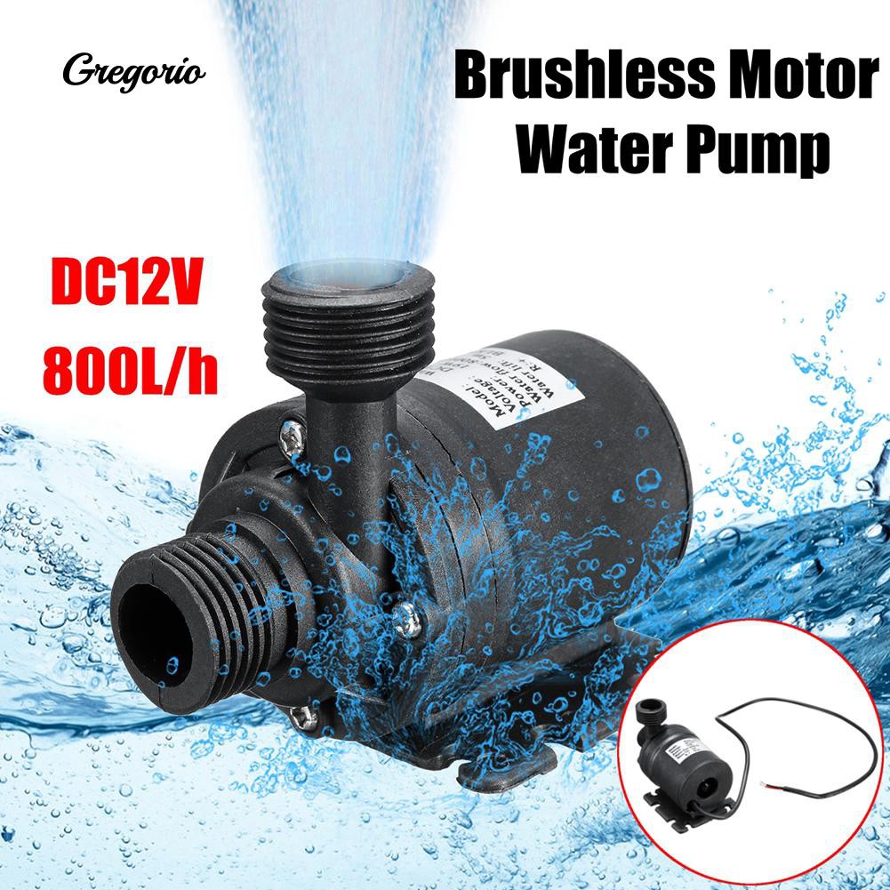 Máy bơm chìm động cơ không chổi than DC 12V 800l/h cho bể cá