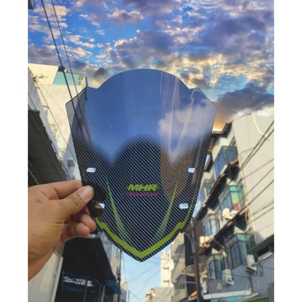 Kính trước Aerox MHR WINDSHIELD AEROX155 MHR NVX CARBON cho MHR