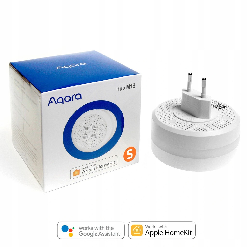 Aqara Hub M1S phiên bản Quốc Tế HM1S-G01 - Điều Khiển Trung Tâm Zigbee 3.0, Có Loa Báo Động, Tương Thích Apple HomeKit