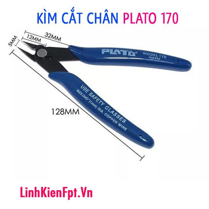 Kìm cắt chân linh kiện Plato