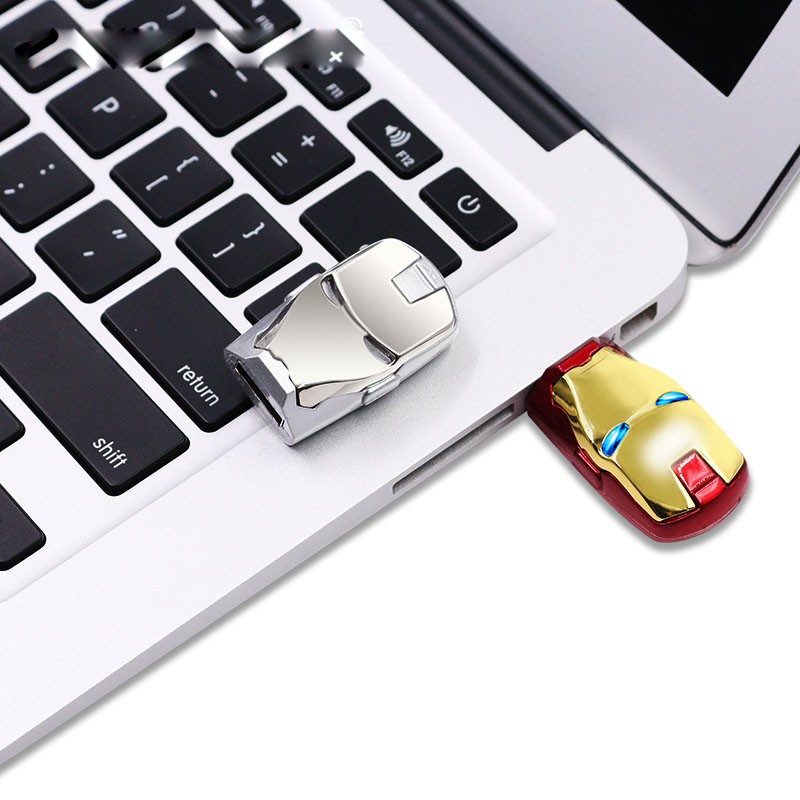 Usb 2.0 64gb 32gb 16gb 8gb Tạo Hình Iron Man