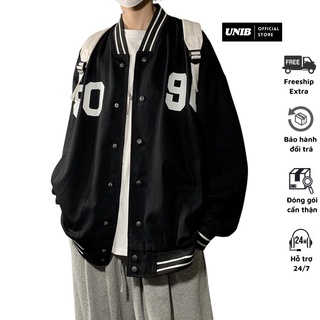 Áo khoác dù 2 lớp unisex bomber form rộng 2 lớp dày dặn unisex nam nữ kd17 - unib