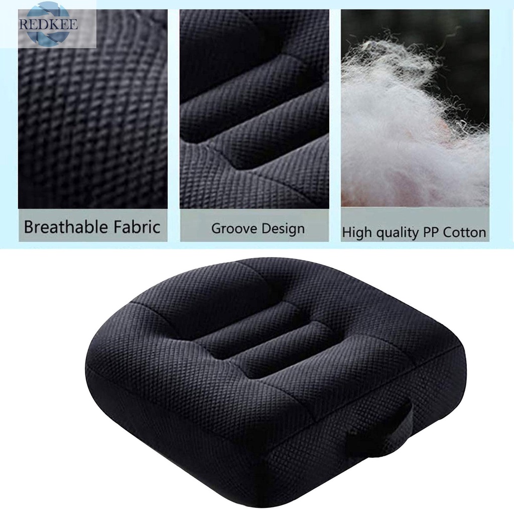 Đệm lót ghế ngồi xe hơi mềm mại chống trượt tăng chiều cao tiện dụng đa năng