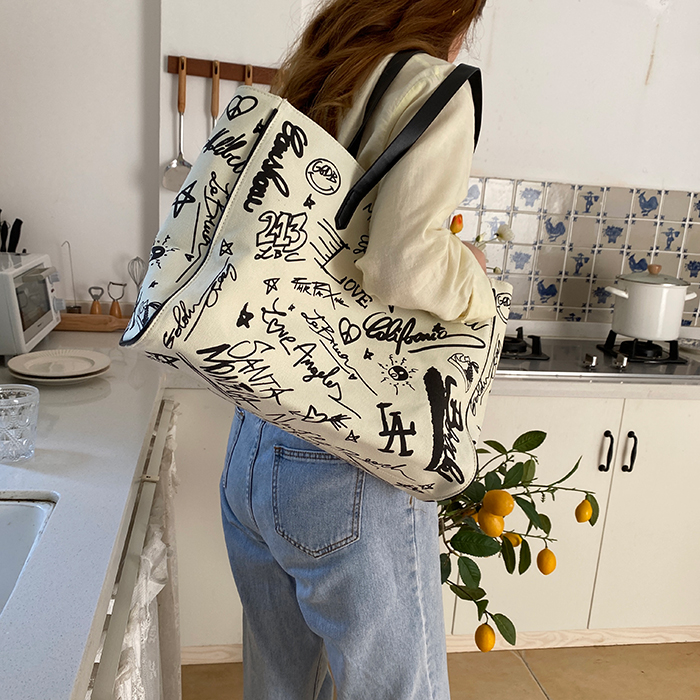 Túi Xách Canvas Thời Trang Phong Cách Hàn Quốc Cho Nữ IELGY