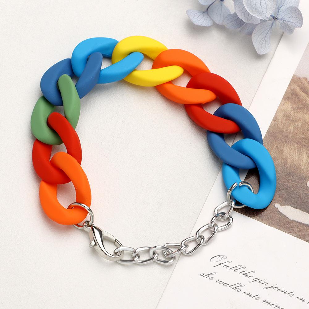 Vòng Tay BORAG Màu Cầu Vồng Thời Trang