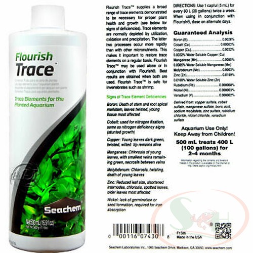 Phân Nước Seachem Flourish Trace Bổ Sung Vi Lượng