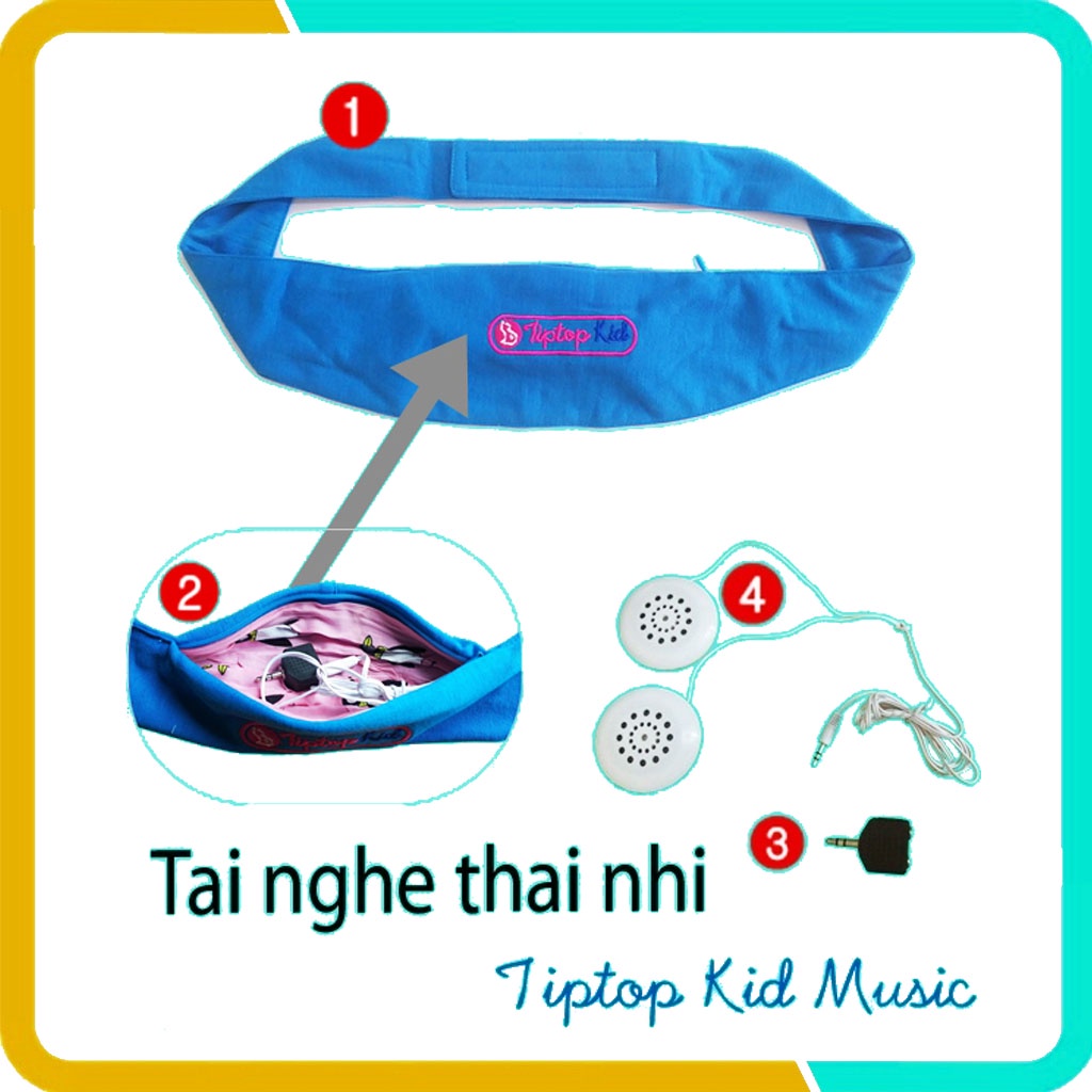 TAI NGHE BÀ BẦU TIPTOPKID MUSIC - TAI NGHE THAI NHI TIPTOP KID- KÈM LINK TẢI ALBUM NHẠC &amp; THAI GIÁO