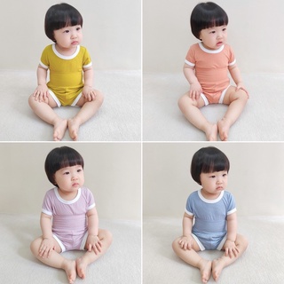 Bộ thun tăm cạp cao cho bé