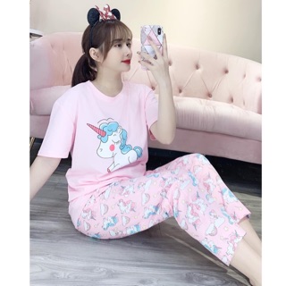 Set bộ đồ mặc nhà in hình cute
