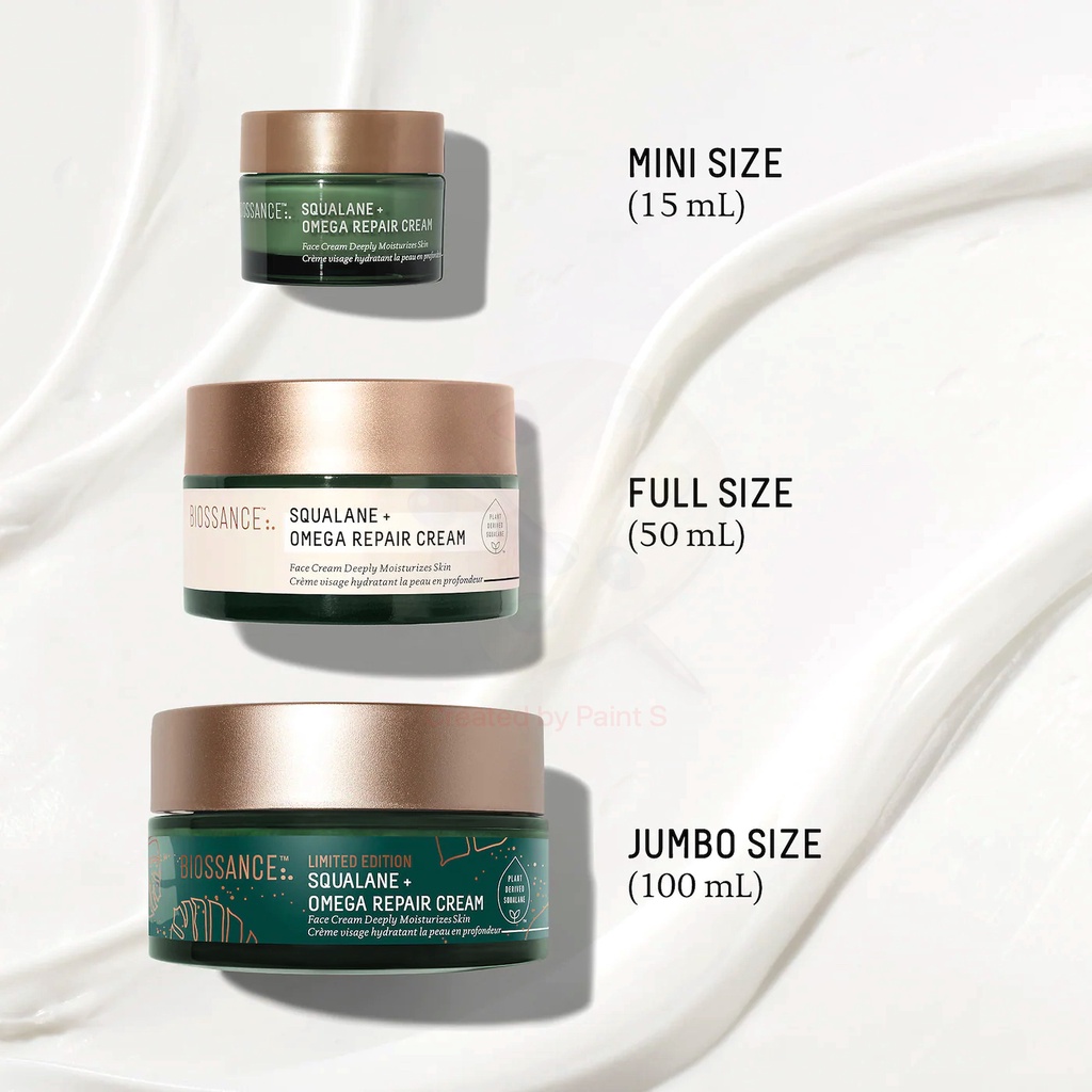 BIOSSANCE  Kem dưỡng phục hồi da Squalane + Omega Repair Cream