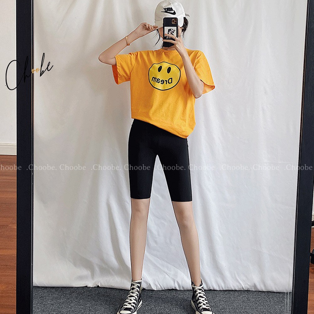 Quần legging lửng ,ngố nữ cạp chun vải thun co giãn tốt dáng ôm - fashionworld18