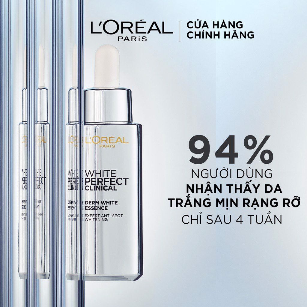 LOREAL Paris Tinh Chất Tăng Cường Dưỡng Da Trắng Mịn & Giảm Thâm Nám White Perfect Clinical 30ml