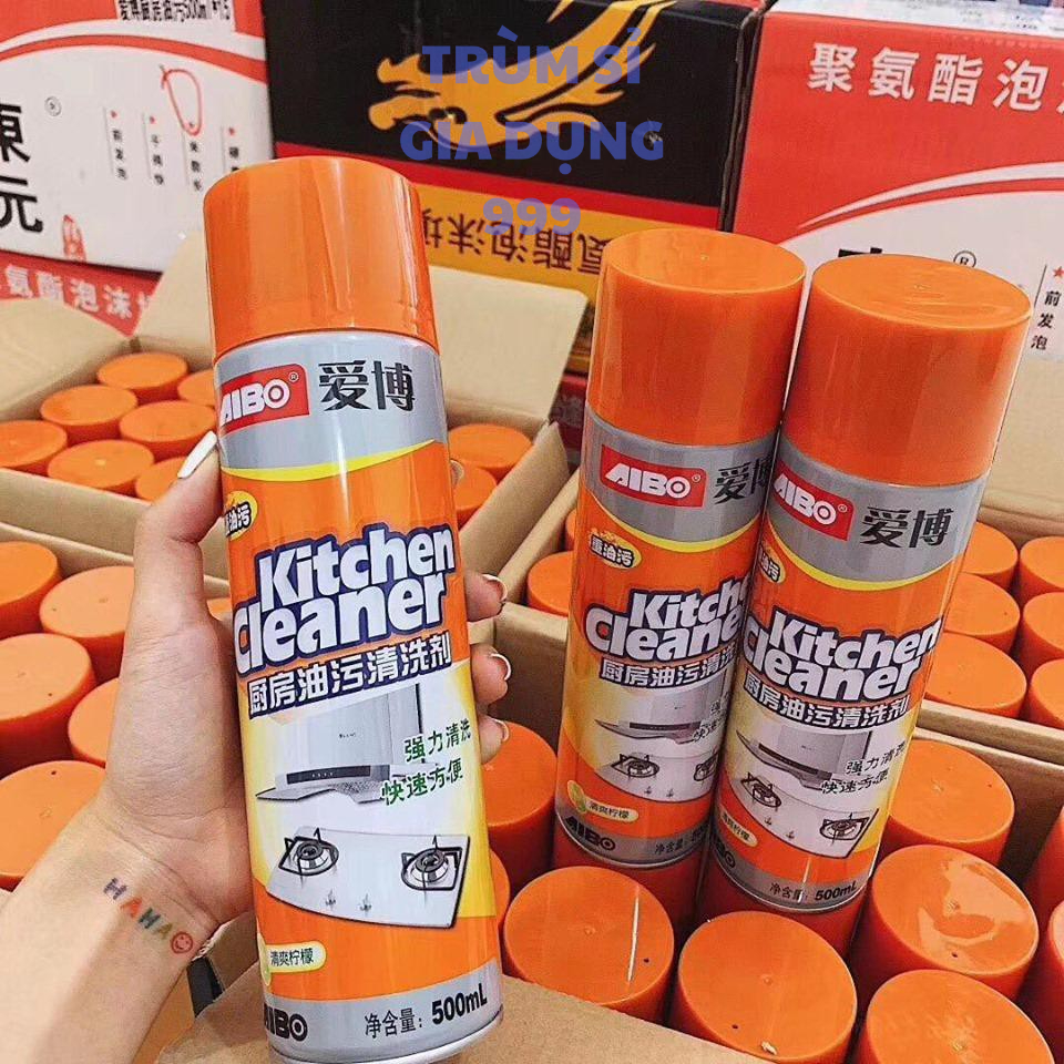 Hàng hot Chai Xịt Vệ Sinh Bọt Tuyết Nhà Bếp Kitchen Cleaner, Chai xịt vệ sinh nhà bếp kitchen cleaner