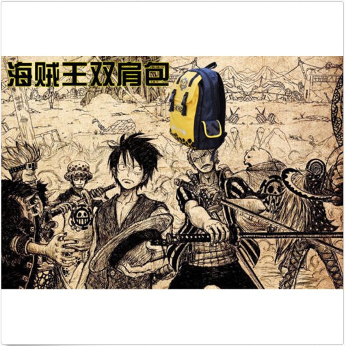 Ba lô mô hình nhân vật trafalgar law trong phim hoạt hình One Piece