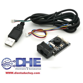 Module quét nhận dạng mã vạch, QR - GM65 (nhận dạng được mã 1D và 2D)