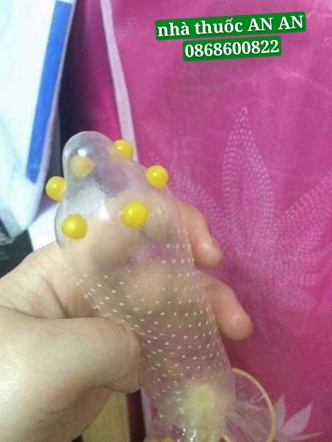 COMBO 10 HỘP BAO CAO SU 6 BI MEN