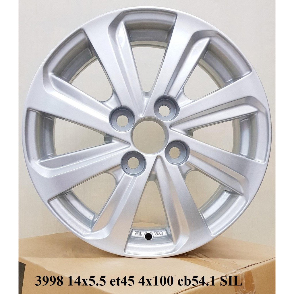 Mâm vành đúc 14inch mấu theo xe Toyota Vios