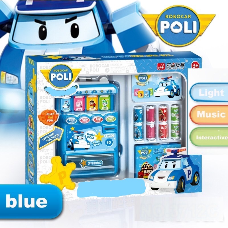 Máy bán nước tự động Poli_Màu xanh