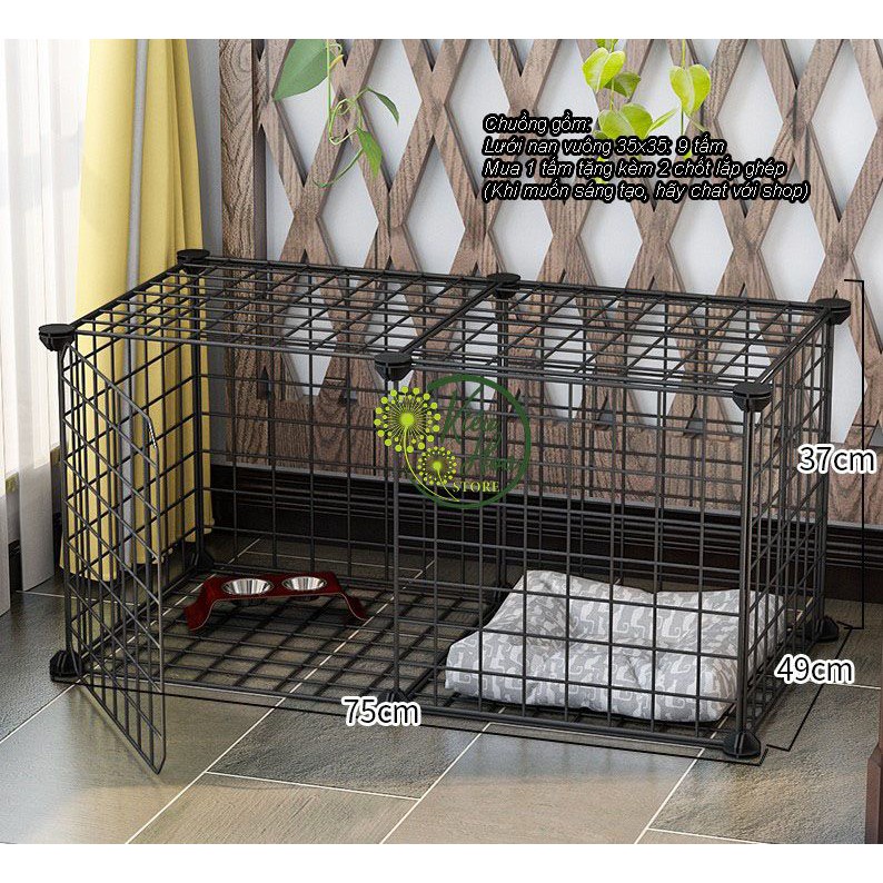 (TẶNG CHỐT NỐI) CHUỒNG CHÓ,MÈO,THỎ,SÓC LẮP GHÉP ( NHIỀU KIỂU LỰA CHỌN)