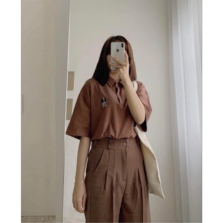 Áo phông polo hình gấu