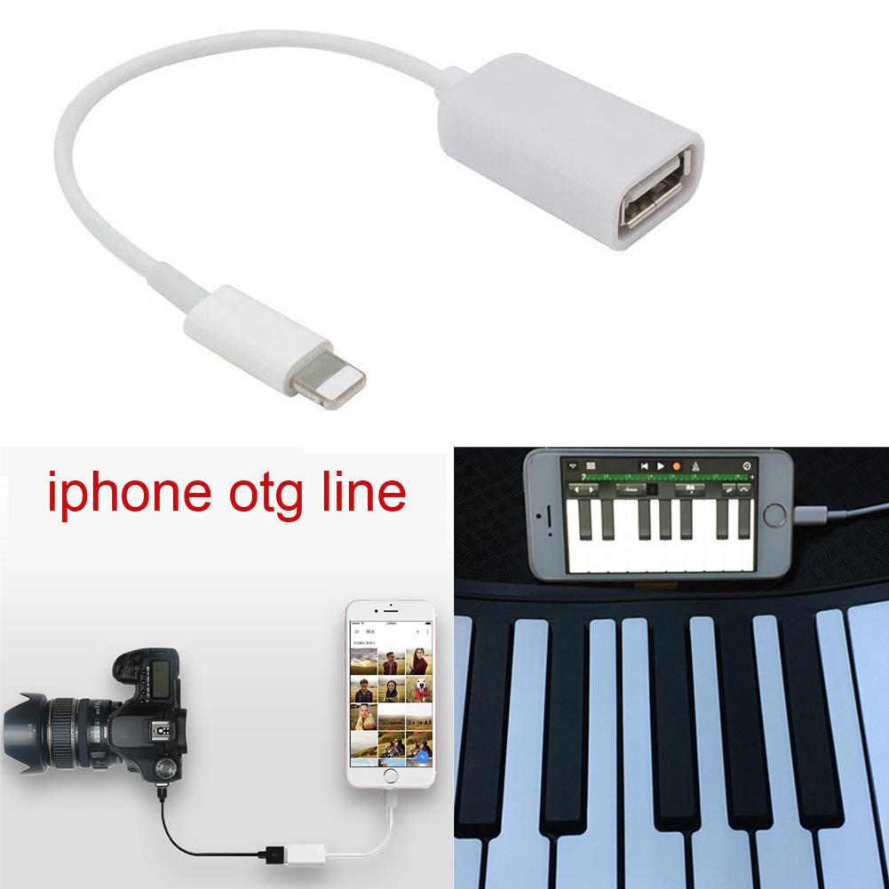 Dây cáp chuyển đổi cổng Lightning sang USB OTG cho IPhone IPad IOS