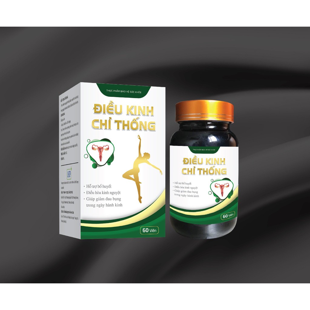Điều kinh chỉ thống hộp 60 viên - Dứt đau bụng kinh, điều hòa kinh nguyệt | BigBuy360 - bigbuy360.vn