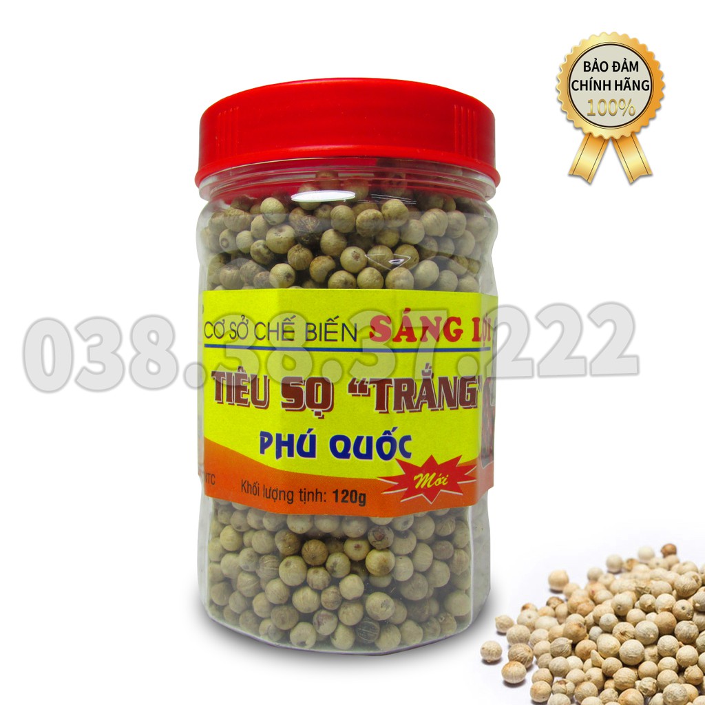 Tiêu sọ SÁNG LỢI PHÚ QUỐC hộp 120g