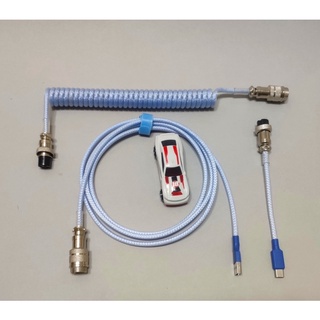 Dây cáp custom bàn phím cơ - 1 đầu kết nối - lò xo rời