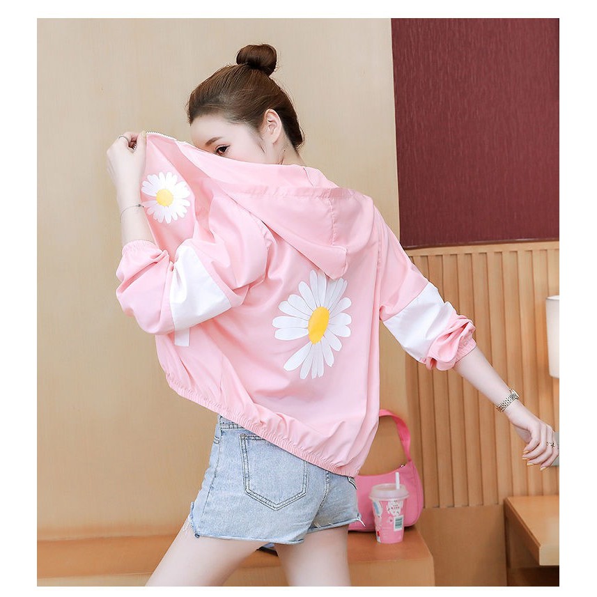 ÁO GIÓ NỮ IN HOA CÚC CAO CẤP RẺ NHẤT, CHỐNG GIÓ, CHỐNG NƯỚC, MẪU MỚI, HOT TREND NHIỀU MÀU TRẺ-ĐẸP | BigBuy360 - bigbuy360.vn