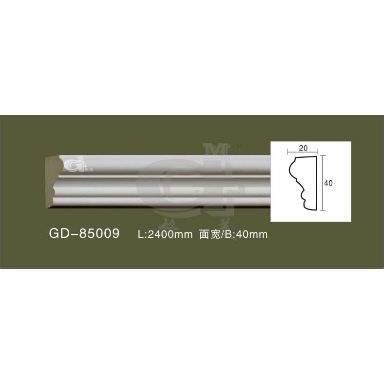 Phào chỉ PU chỉ lệch 5.4cm trang trí trần tường sơn nhiều màu, trang trí vô cùng rẻ đẹp, đễ lắp đặt,1 thanh dài 1.2m