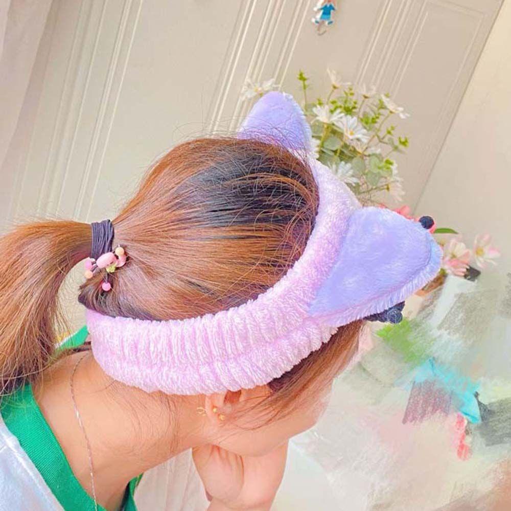 Băng Đô Cài Tóc Rửa Mặt Hình Mèo KT Cinnamoroll Dễ Thương VANES1 Mymelody