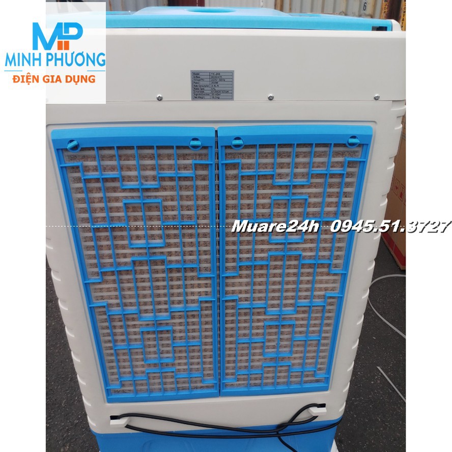 Bảo hành 24 tháng Quạt điều hòa YK JX6 200W 50 lít 8000m2/h có điều khiển