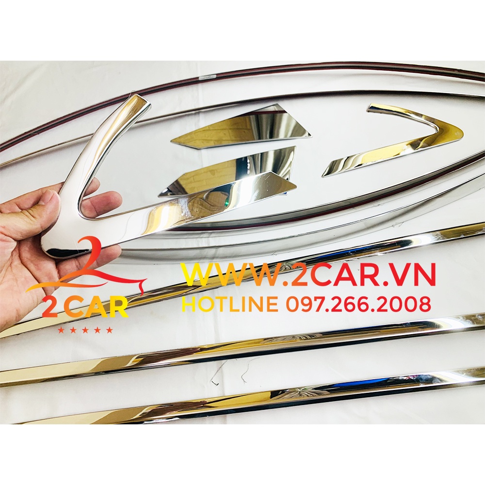 Nẹp chân kính, cong kính xe Nissan Almera 2021- 2022 - 2023 chất liệu inox 304 sáng bóng