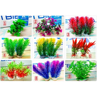Tặng Thêm 1 Cây Nhựa Thấp Khi Mua Combo 5 Cây Nhựa Thấp Trang Trí Bể Cá (Shop Giao Mẫu Ngẫu Nhiên)