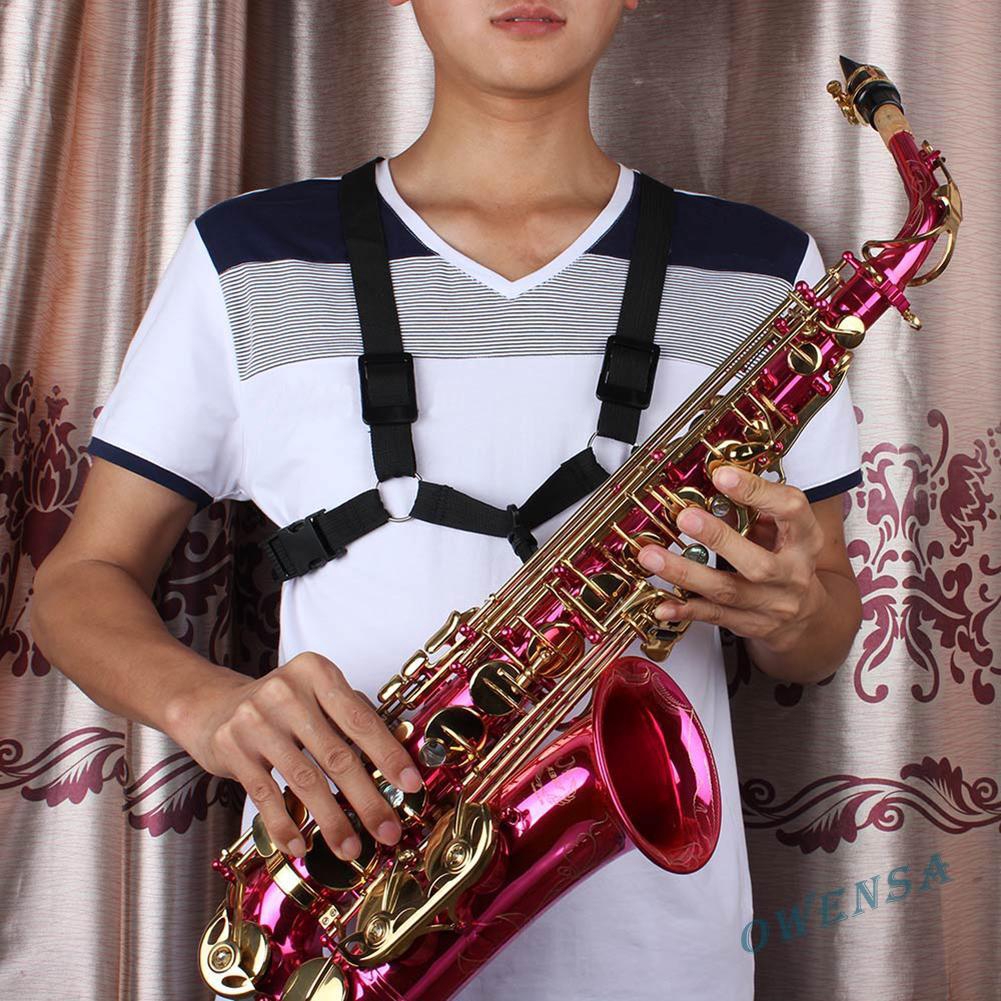 『ow#Alto Tenor Soprano Saxophone Harness Oxford Cloth Sax Shoulder Strap Belts☆