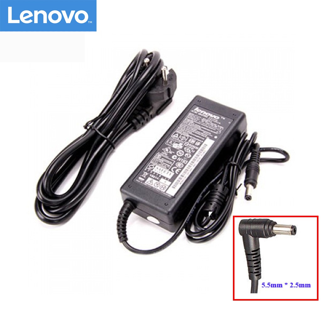 Sạc Laptop Lenovo 19V-3.42A ( Adapter Lenovo G460 G470 G480 G450 19V - 3.42A ) Tặng Kèm Dây Nguồn Laptop