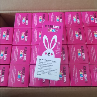 Xịt tan ráy tai Úc Cleanears Kids
