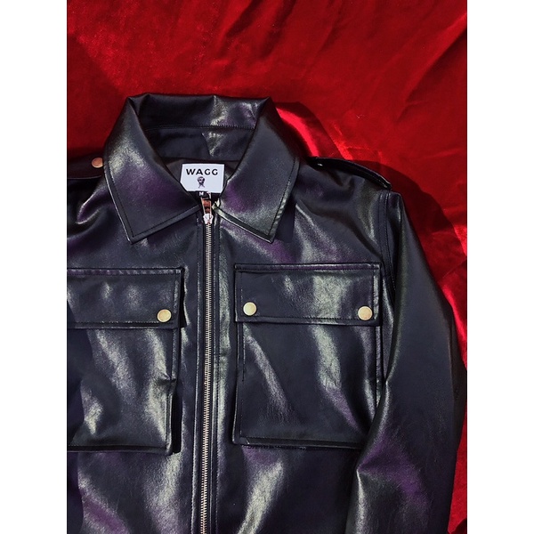 Áo khoác da lửng WAGG