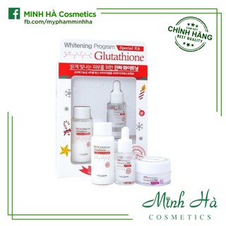 Set trắng da 7 days Glutathione Whitening Program Special Kit