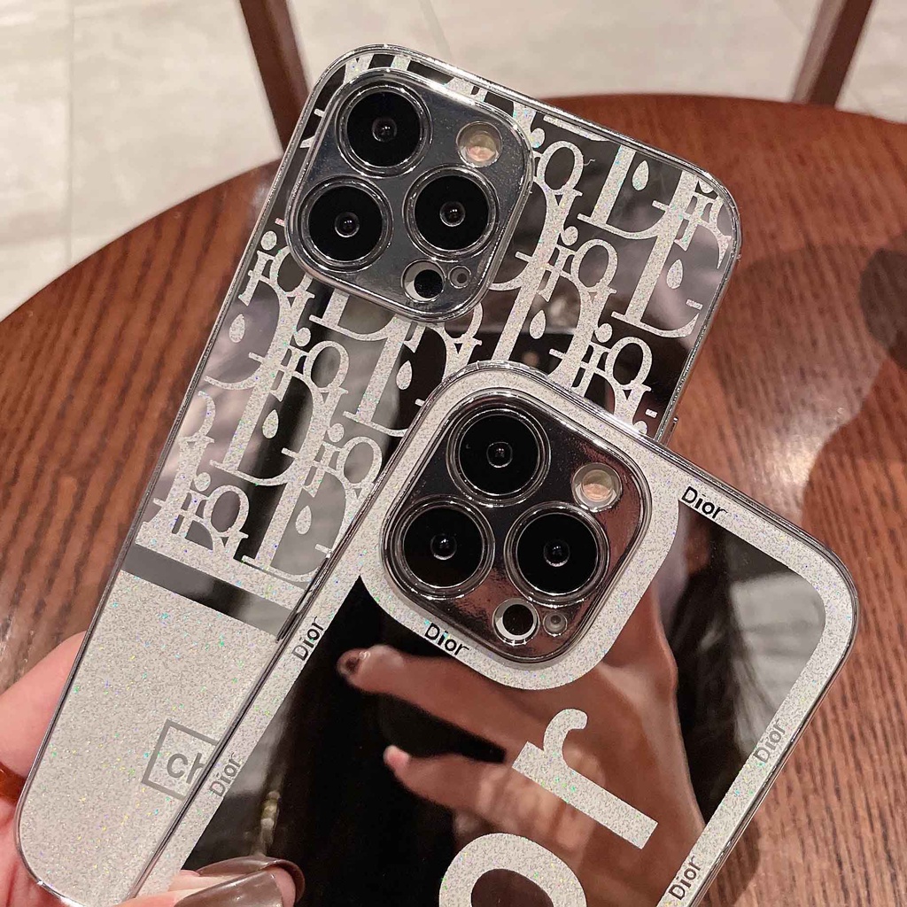 Ốp Điện Thoại Tráng Gương Lấp Lánh Cho iPhone 13ProMax 12Pro 11 XSMax 7P