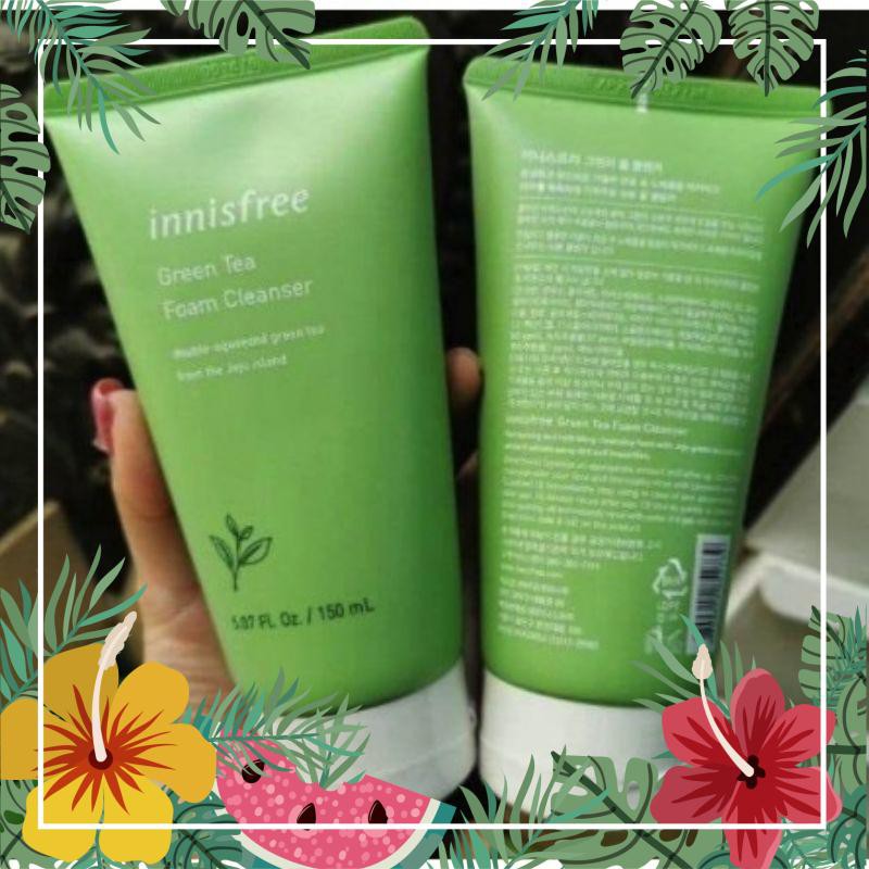 Sữa Rửa Mặt Trà Xanh Innisfree❤❤❤ Green Tea Foam Cleanser Mẫu Mới