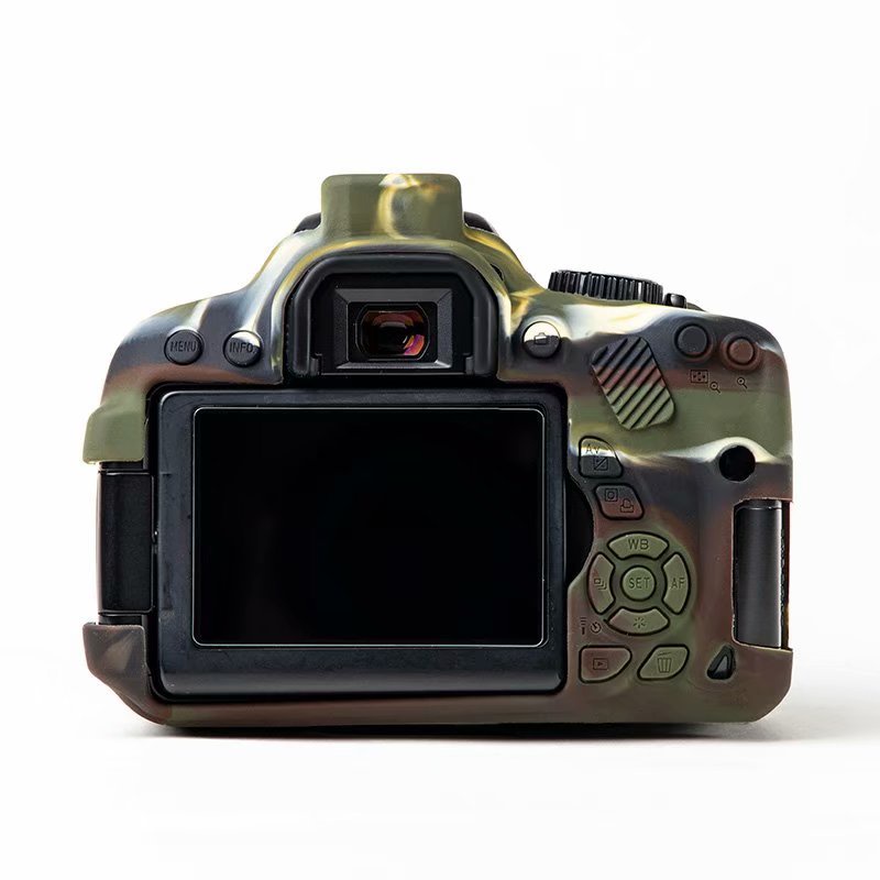 Vỏ Bọc Cao Su Silicon Mềm Cho Máy Ảnh Canon EOS 600D 650D 700D