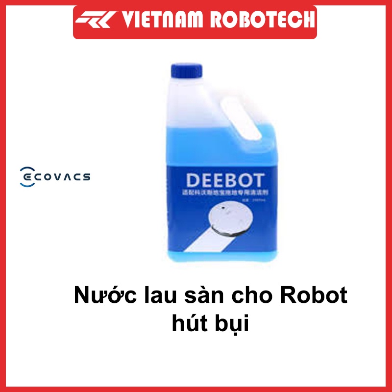 Nước lau nhà robot hút bụi, nước lau sàn, nước lau dùng cho robot hút bụi Ecovacs, VIETNAMROBOTECH