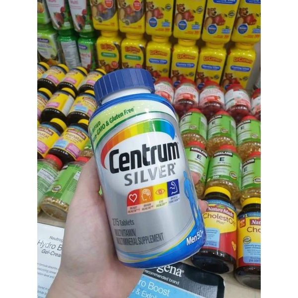 Viên uống CENTRUM silver ultra Men 50+ dành cho nam 275 viên