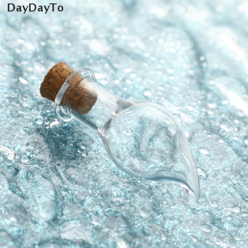 Bộ 5 Lọ Điều Ước Mini Bằng Thủy Tinh Có Nút Bần