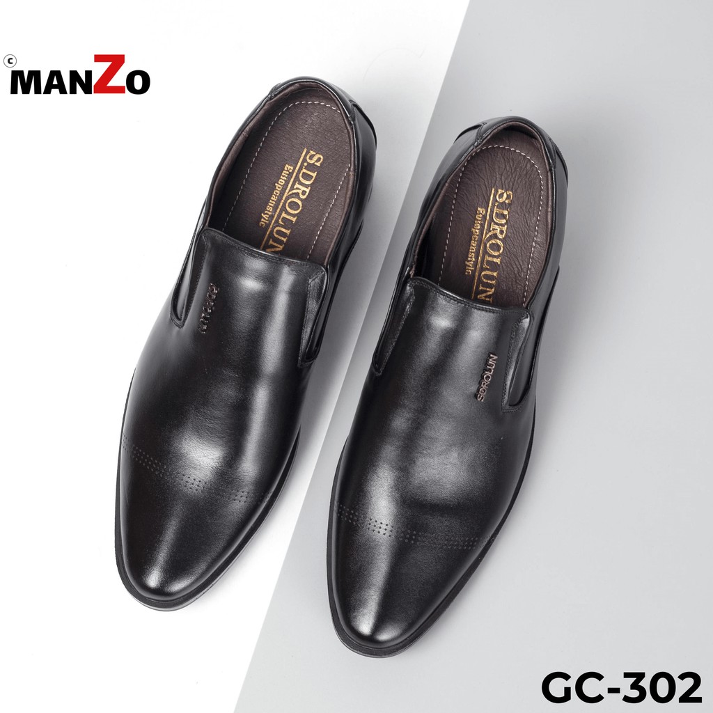 [Tăng chiều cao 6cm] Giày da nam cao cấp dành riêng cho dân công sở - Manzo GC302