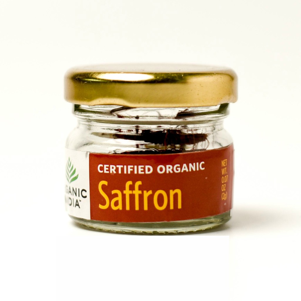 Nhụy hoa nghệ tây chứng nhận hữu cơ USDA - Organic India Saffron - bollybeauty