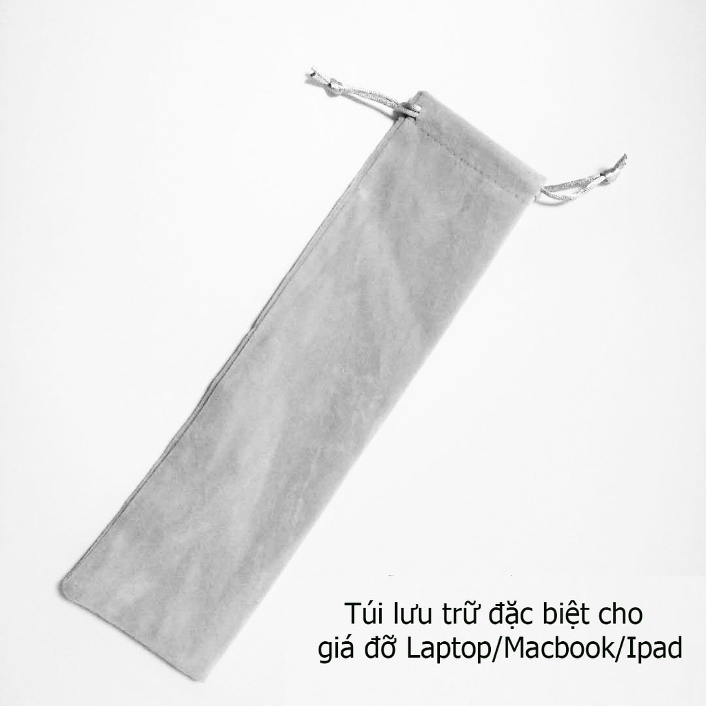 Giá đỡ LAPTOP, MACBOOK, IPAD bằng hợp kim không gỉ có thể điều chỉnh được độ cao, đế tản nhiệt laptop, đế kê laptop nhôm