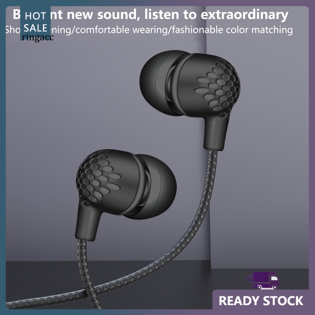 Tai Nghe Nhét Tai RGA 3.5mm Hiệu Ứng Âm Thanh Vòm 3D